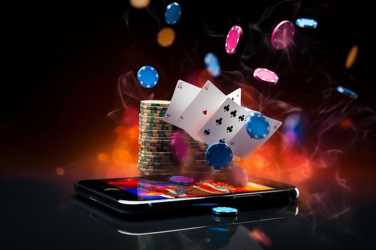 Tampilan antarmuka live casino dengan dealer nyata yang melakukan pembagian kartu secara profesional